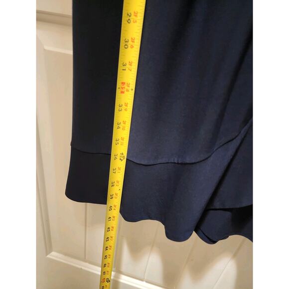 Jessica Howard Navy Blue Women's Wrap Dress Short Sleeve Size 12 Career - Picture 9 of 9